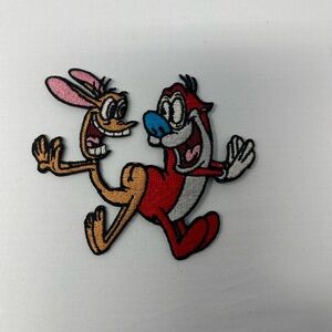 2001 Ren and Stimpy Embroidered Patch